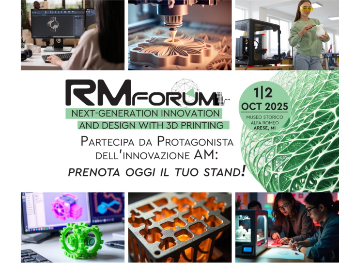 Scopriamo insieme RM FORUM 2025: l’evento imperdibile sull’Additive Manufacturing